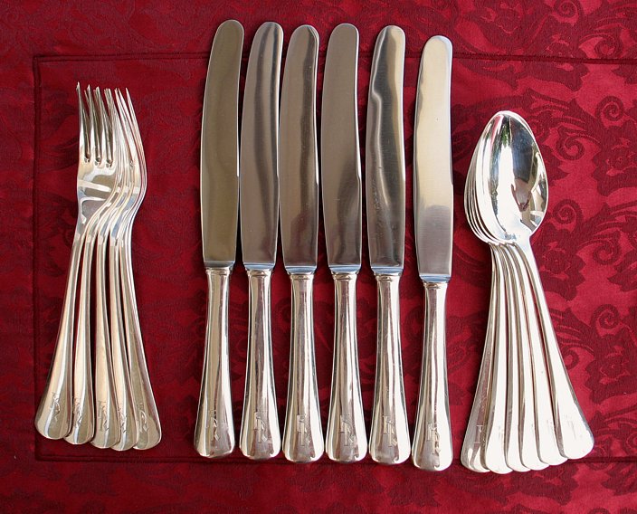 Art Deco Silver Cutlery Set