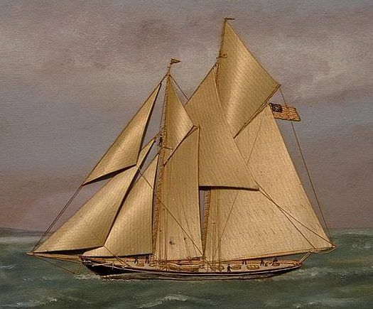 American Yacht "Agnes" by Thomas Willis