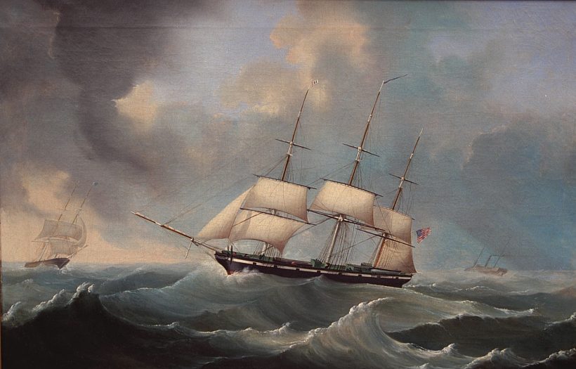 Oilpainting on canvas by  Carl J.H. Fedeler