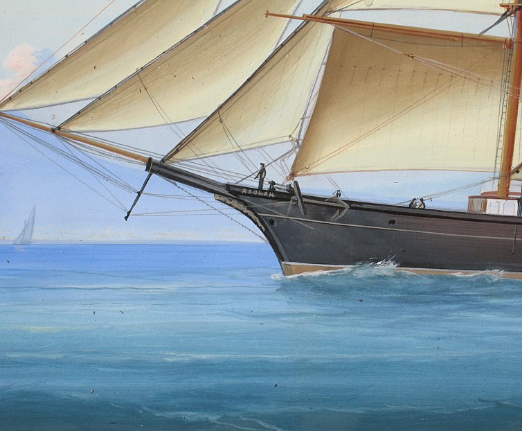 Ship Portrait Brigantine Adolph