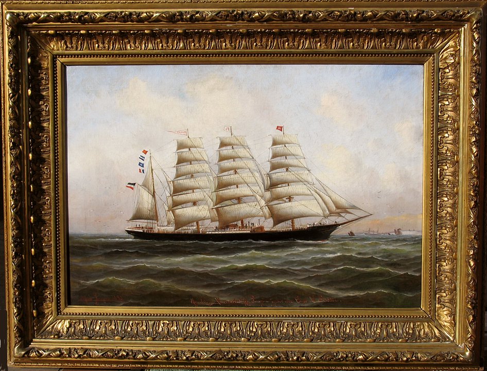 Kapitänsbild von Alfred Jensen