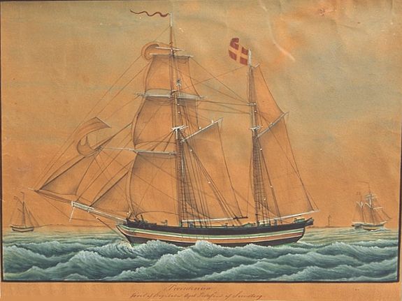 Ole Johnson Ship Portrait