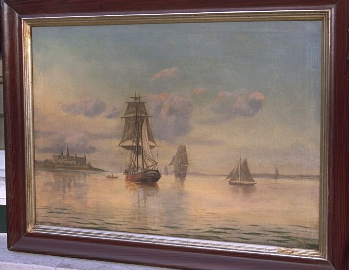 Oilpainting on canvas by Thorvald Möller