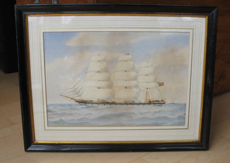 Clipper Ship Painting