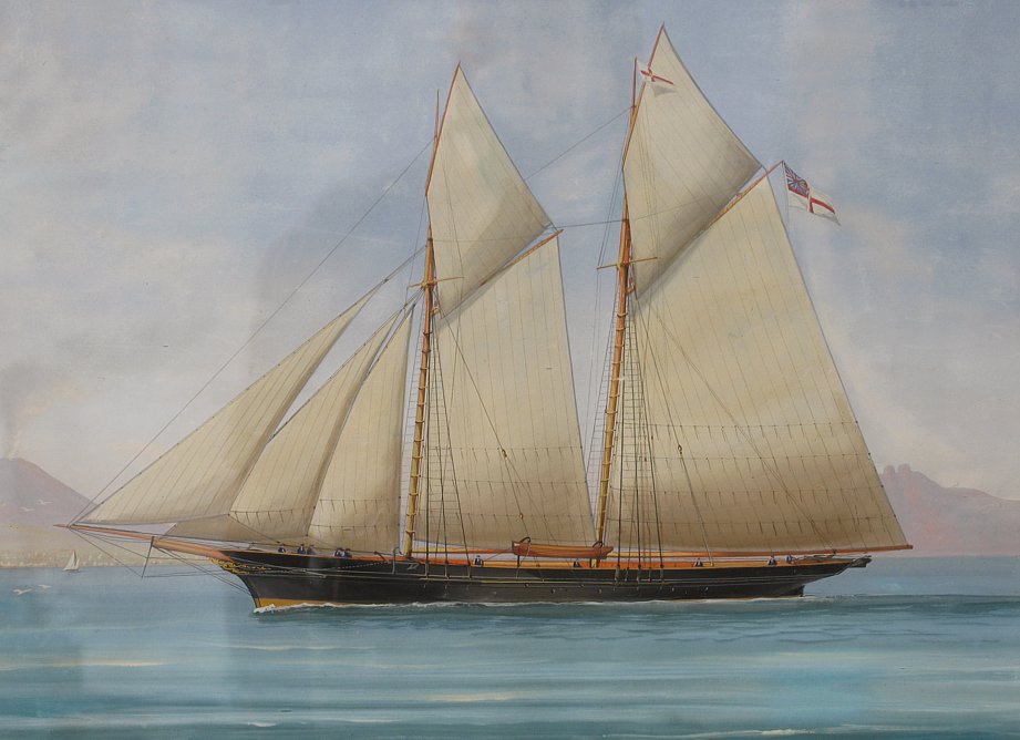 Luigi Roberto talian Ship Portrait Painting