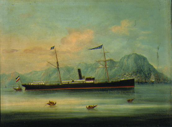 China Trade Ship Portrait