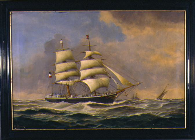 Heinrich Petersen Ship Portrait